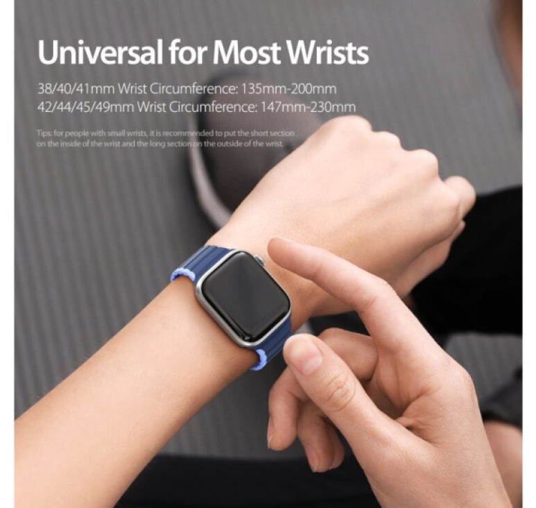 Řemínek na Apple Watch 38mm / 40mm / 41mm / 42mm - DuxDucis, LD Blue