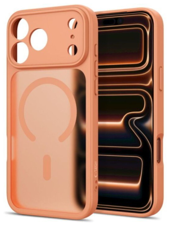 Ochranný kryt na iPhone 17 Pro / 18 Pro - Tech-Protect, Basicmag MagSafe Cosmic Orange