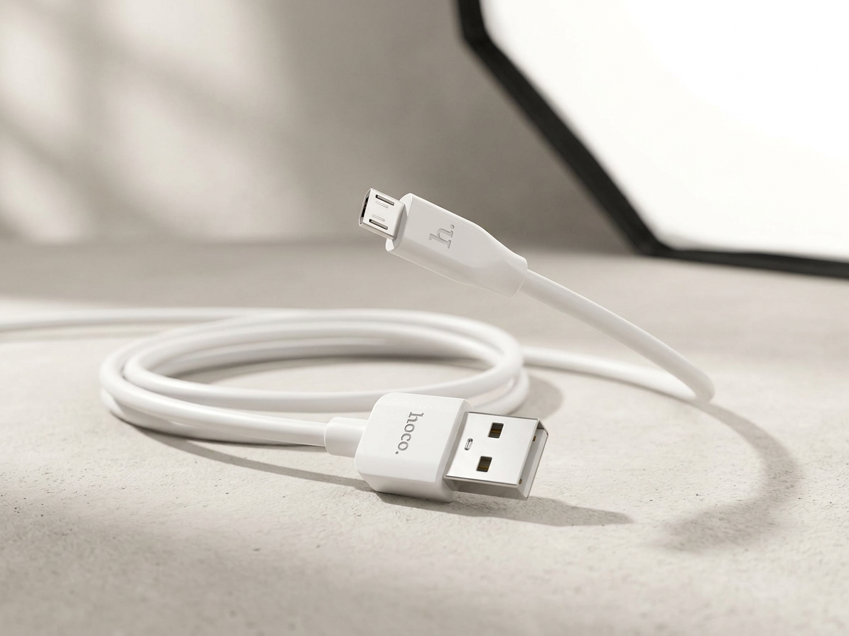 Kabel MICRO-USB - Hoco, X1 White 100cm