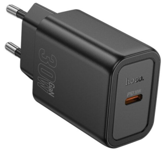 Rychlá nabíječka do sítě - Hoco, N62 Gentle PD30W Black