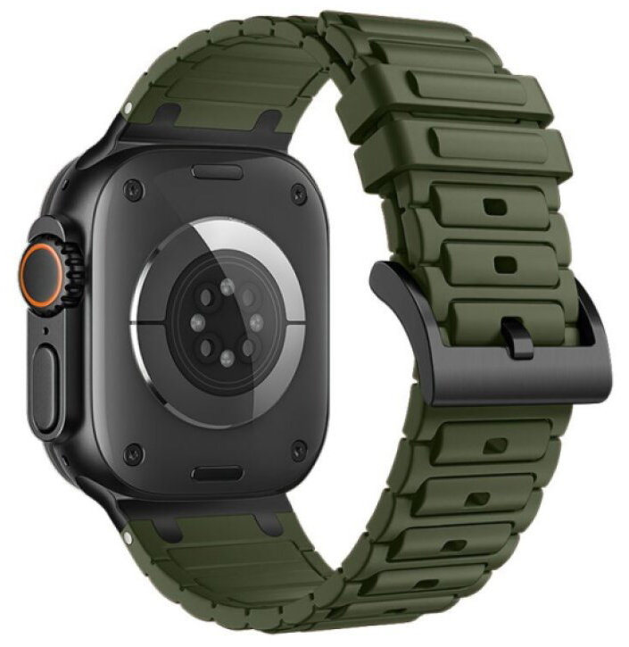 Řemínek pro Apple Watch 38mm / 40mm / 41mm / 42mm - Hoco, WA35 Emir Army Green