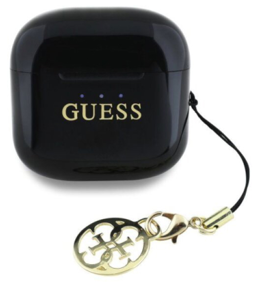 Bezdrátová sluchátka - Guess, Classic Logo Charm Black