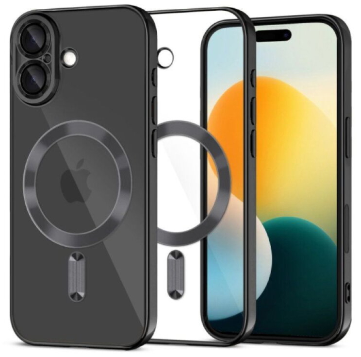 Ochranný kryt na iPhone 17 - Tech-Protect, Magflex MagSafe Shiny Black