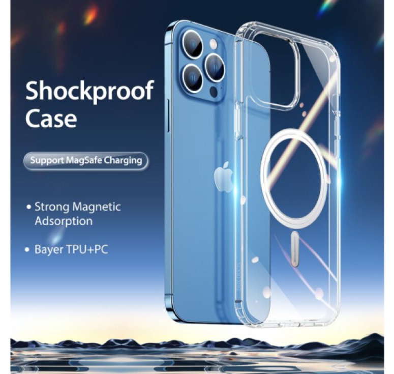 Ochranný kryt pro iPhone 14 Pro MAX - DuxDucis, Clin Case with MagSafe