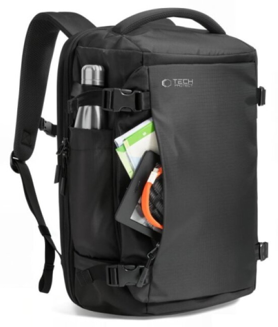 Batoh do letadla 24L - Tech-Protect, Defender S70 40x30x20 (RYANAIR & WIZZAIR) Black