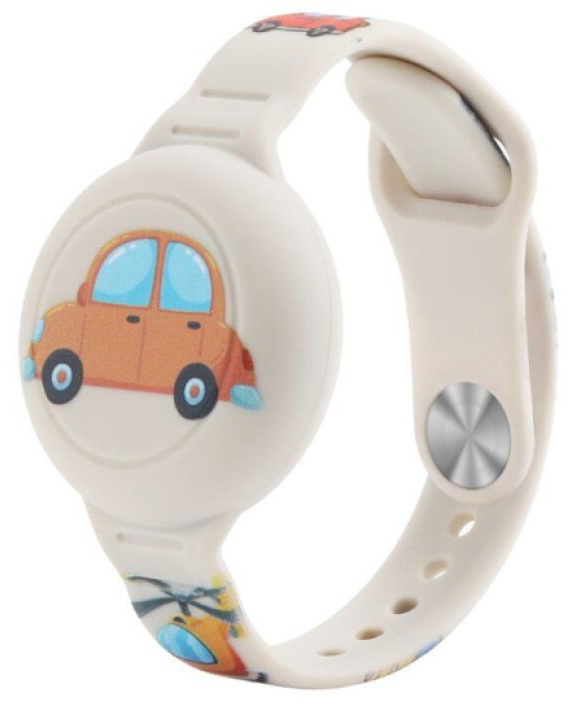 Sada dětských řemínků s pouzdrem pro AirTag - Tech-Protect, Smooth Colorful (2ks)