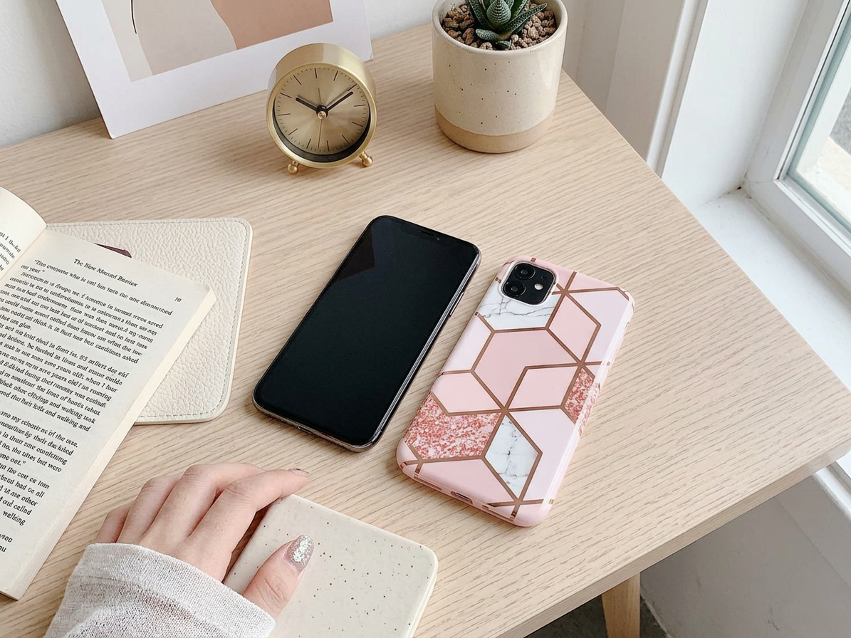 Ochranný kryt pro iPhone 11 - Geometric Pink