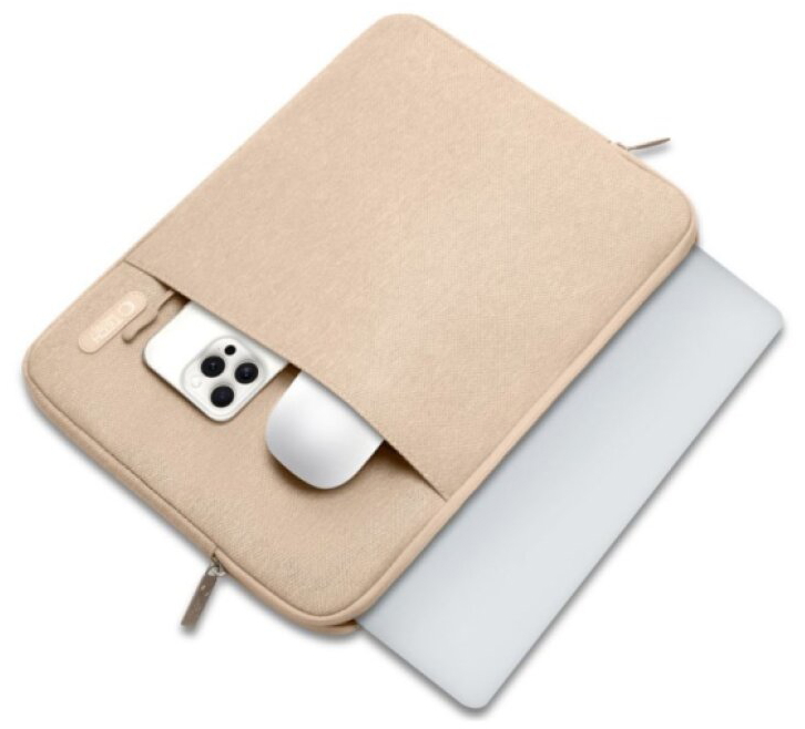 Pouzdro na notebook - Tech-Protect, 13-14 Sleevy Caffe Latte