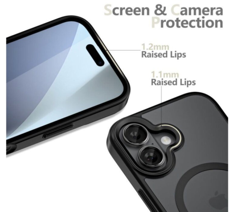 Ochranný kryt na iPhone 17 - Tech-Protect, Magmat MagSafe Matte Black