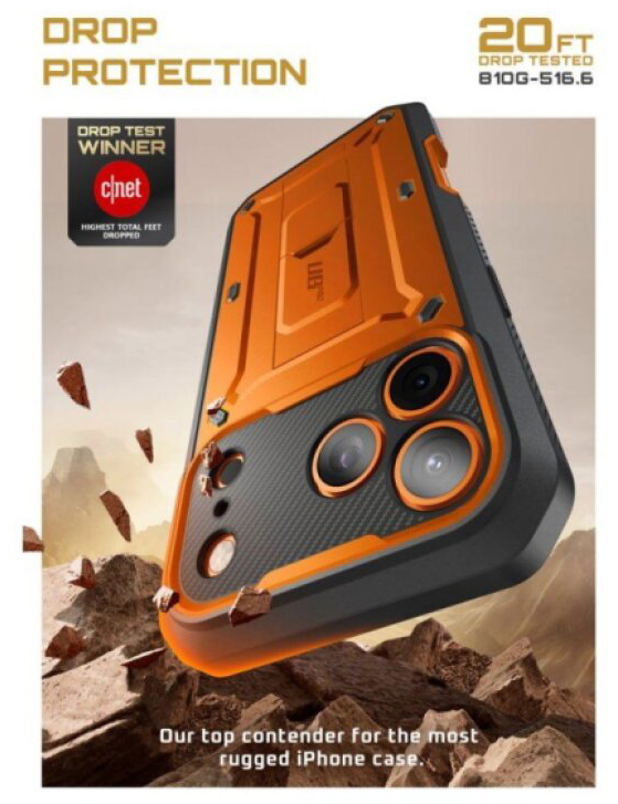 Ochranný kryt na iPhone 17 Pro MAX - Supcase, UB Pro Coral