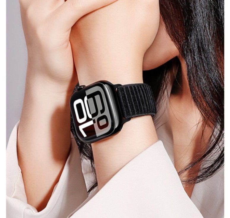 Řemínek pro Apple Watch 38mm / 40mm / 41mm / 42mm - Hoco, WA41 Parkour Black