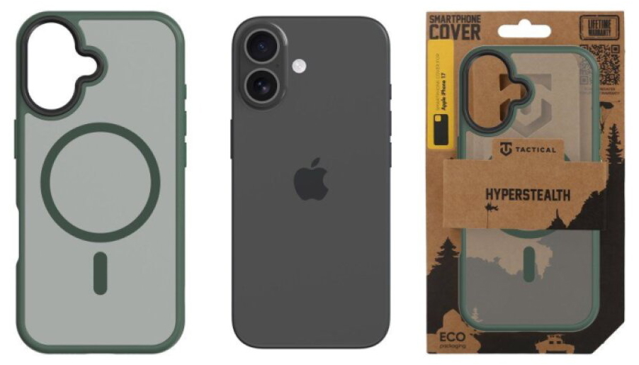 Ochranný kryt na iPhone 17 - Tactical, MagForce Hyperstealth Forest Green