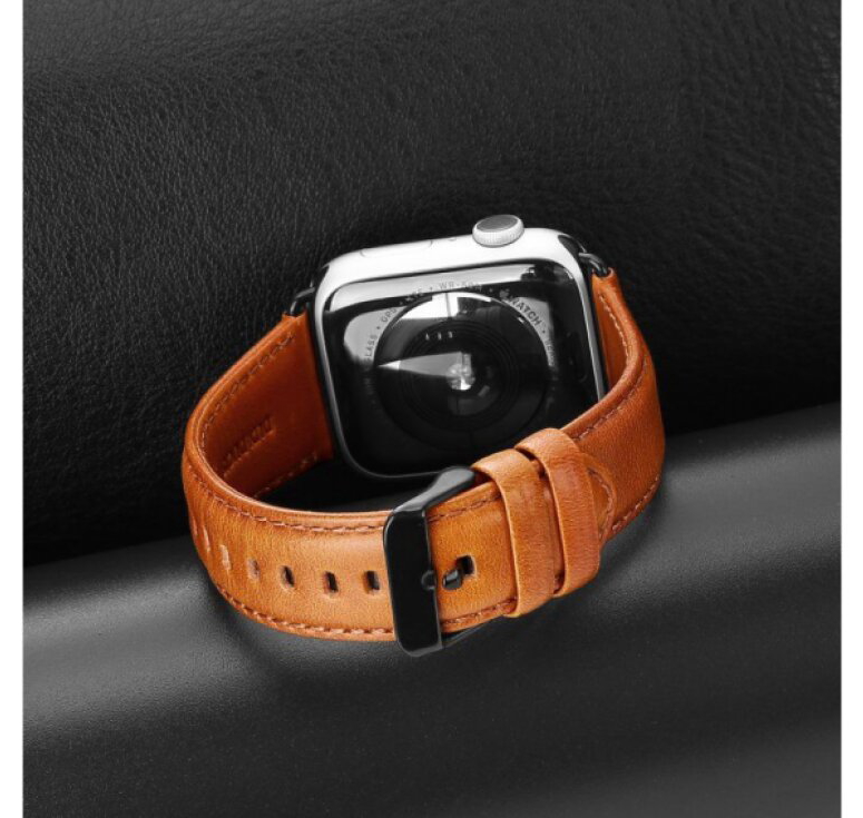 Kožený pásek / řemínek pro Apple Watch 38mm / 40mm / 41mm / 42mm - DuxDucis, Business Brown