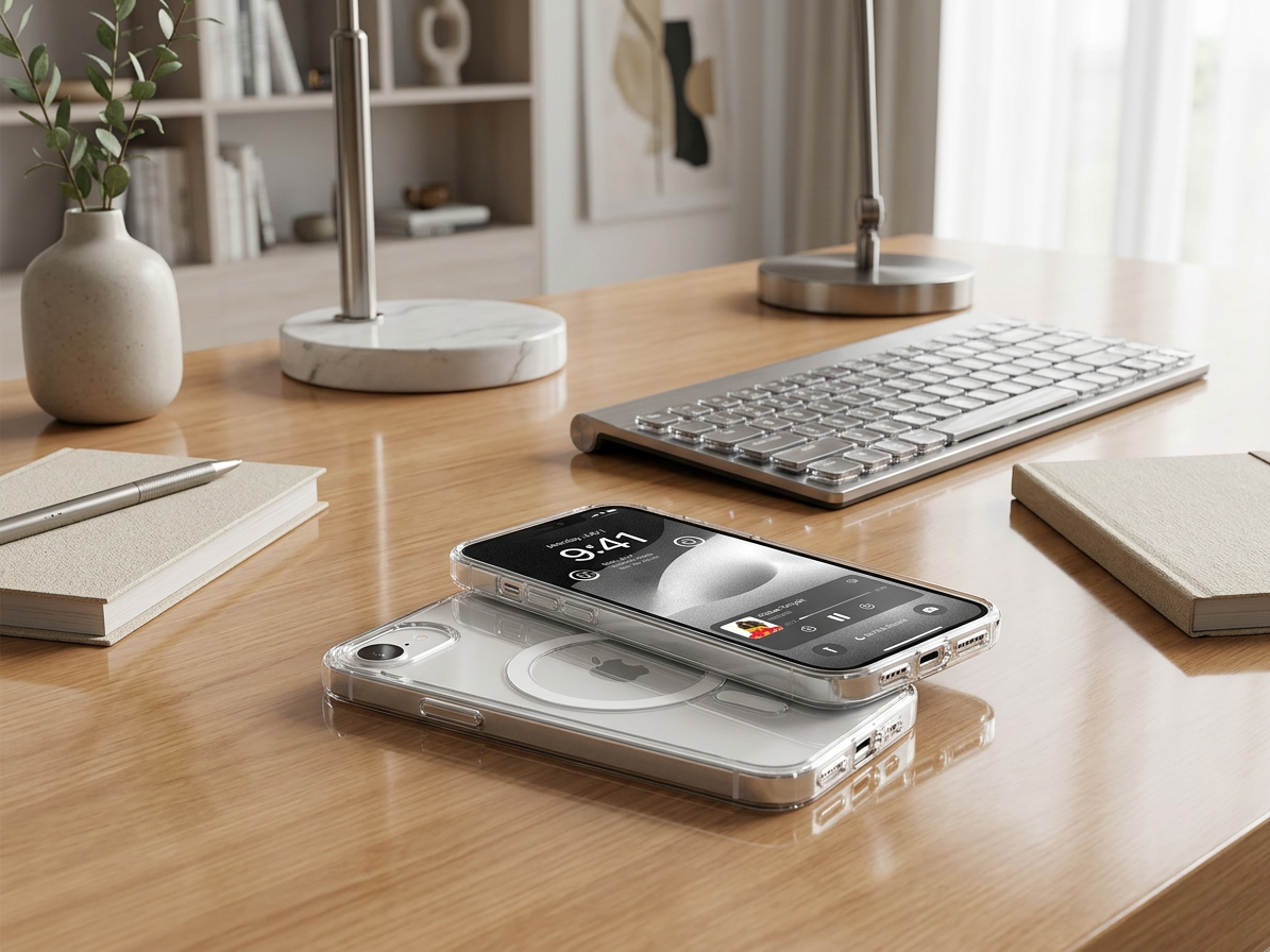 Ochranný kryt na iPhone 17e / 16e - Mercury, JelHard MagSafe Transparent