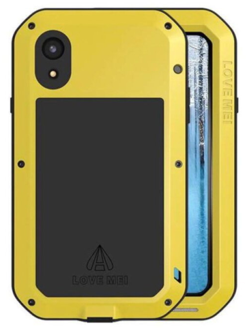 Ochranný kryt pro iPhone XR - LOVE MEI, POWERFUL YELLOW