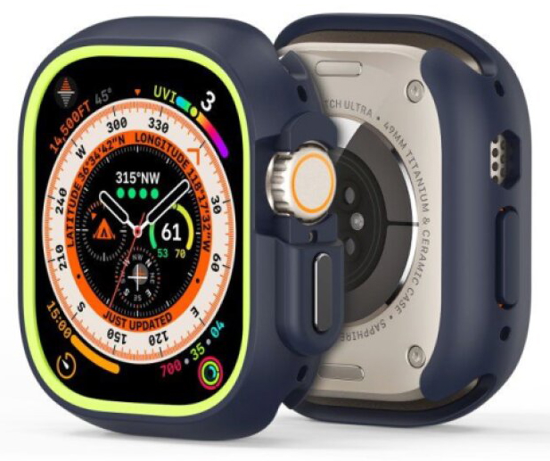 Ochranný kryt na Apple Watch 49mm - DuxDucis, Bamo Midnight/Green