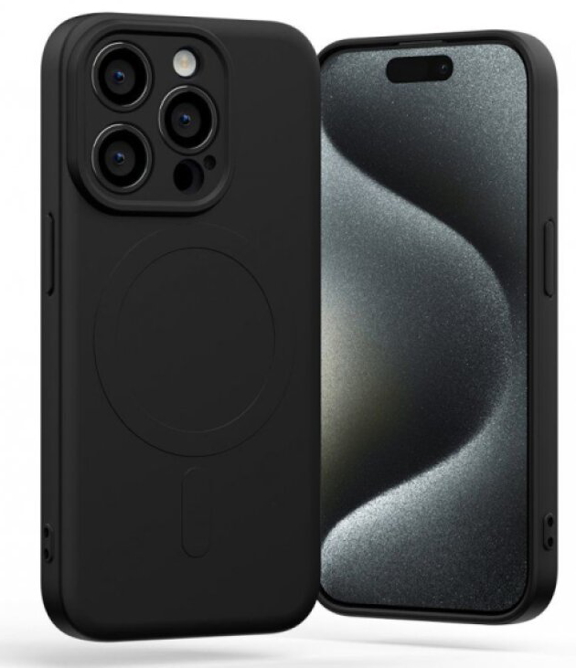 Ochranný kryt na iPhone 13 Pro MAX - Mercury, SemiSilicon MagSafe Black