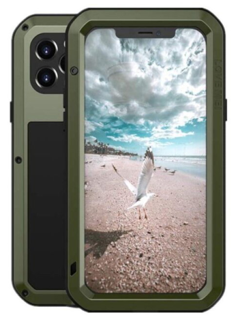 Ochranný kryt pro iPhone 12 Pro - LOVE MEI, Powerful Green