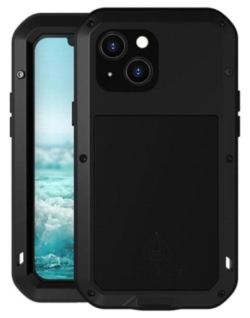 Ochranný kryt pro iPhone 13 mini - LOVE MEI, Powerful Black