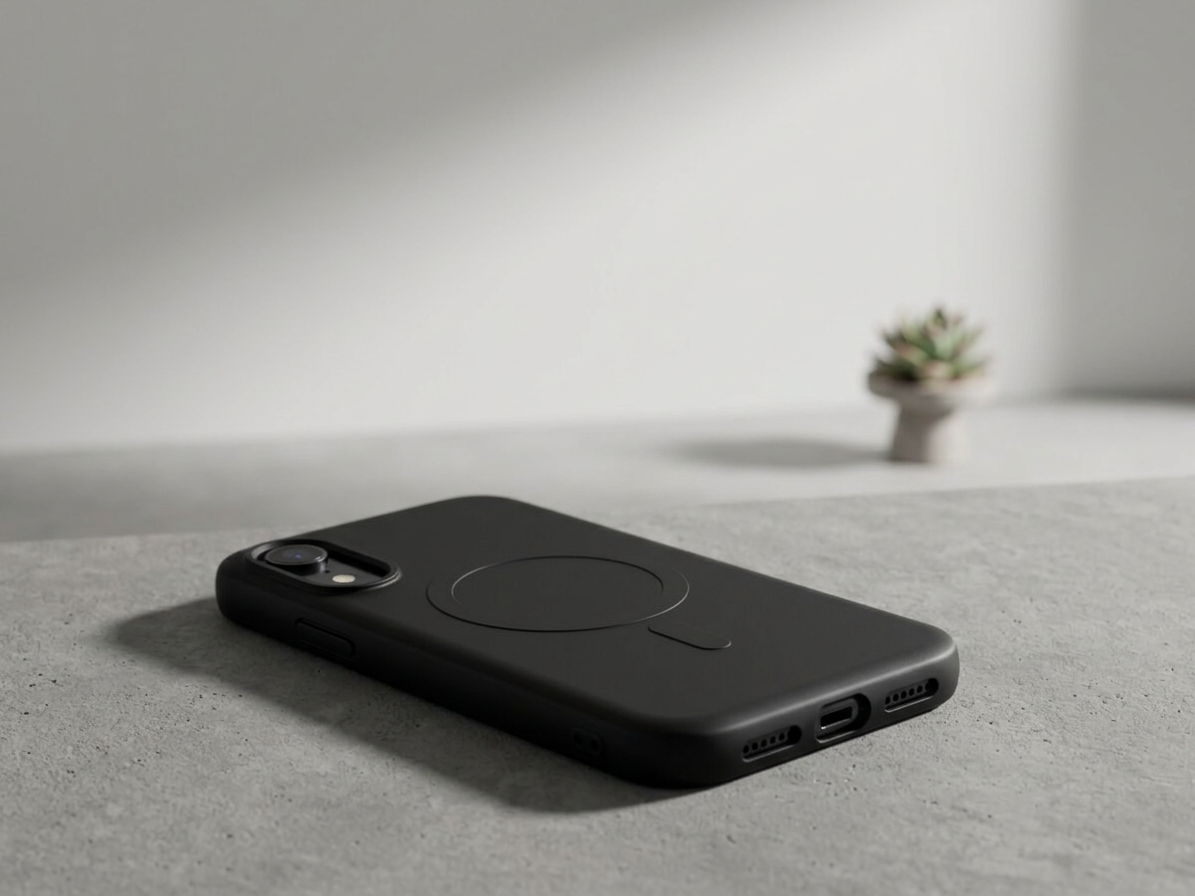 Ochranný kryt na iPhone XR - Mercury, SemiSilicon MagSafe Black