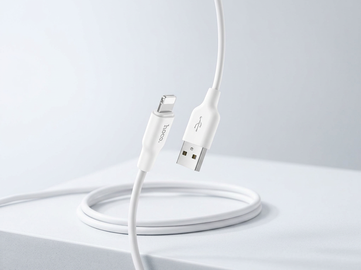 Kabel USB-A/Lightning pro iPhone a iPad - Hoco, X21 Plus White