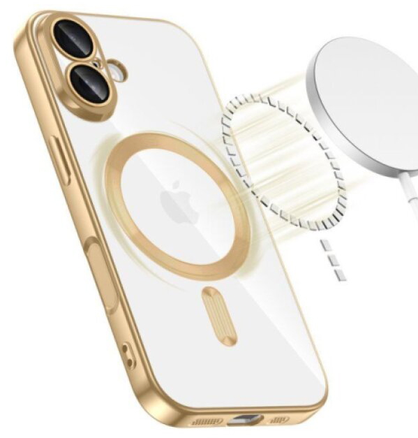 Ochranný kryt na iPhone 17 - Tech-Protect, Magflex MagSafe Shiny Gold