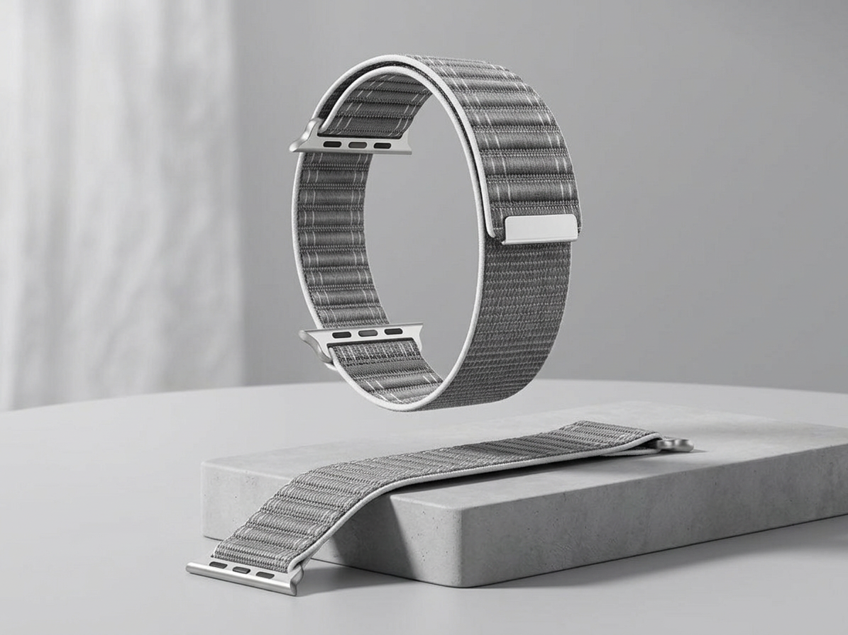 Řemínek pro Apple Watch 38mm / 40mm / 41mm / 42mm - Hoco, WA42 Fabric Gray