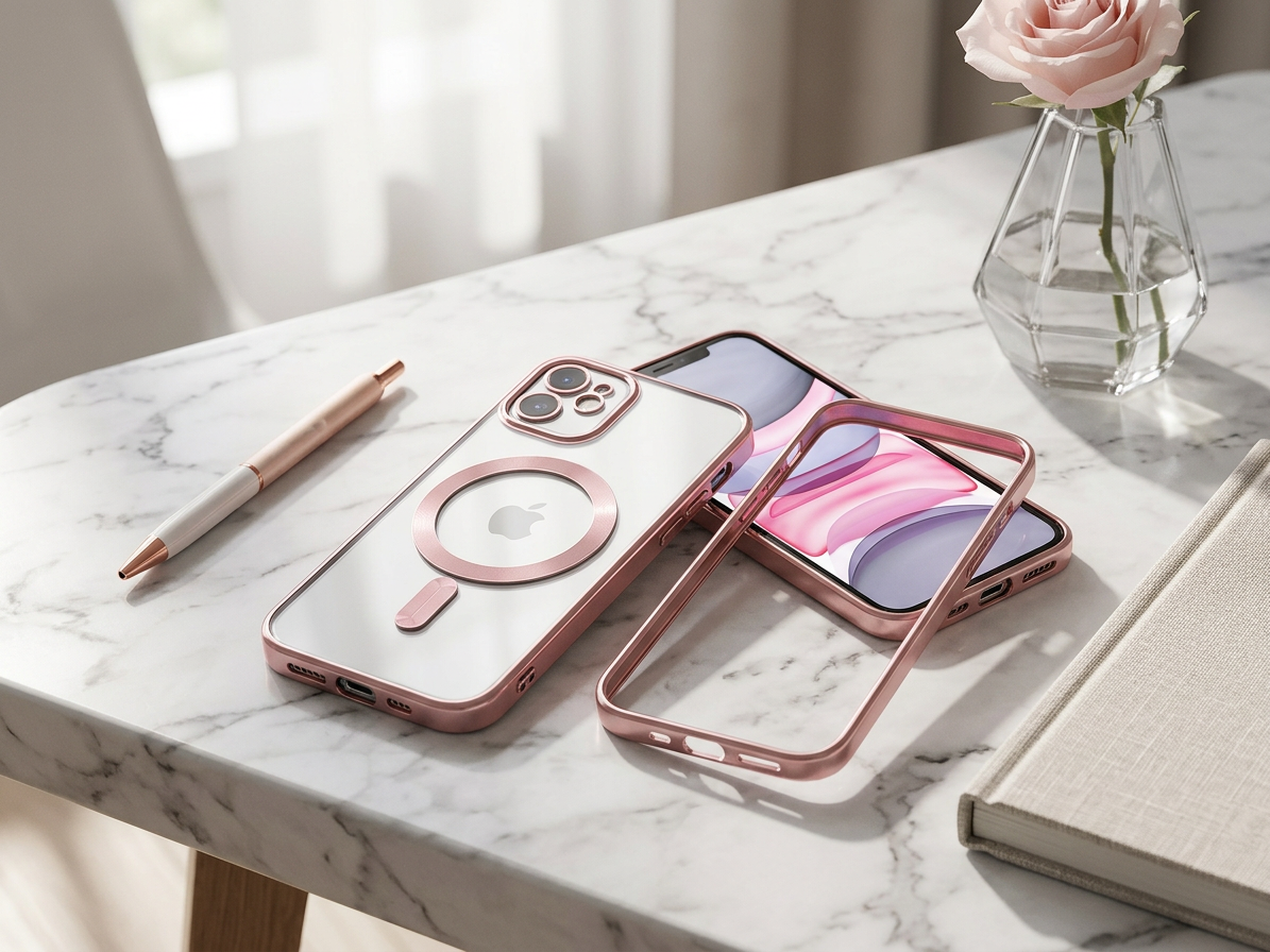 Ochranný kryt na iPhone 11 - Tech-Protect, Magshine MagSafe Rose