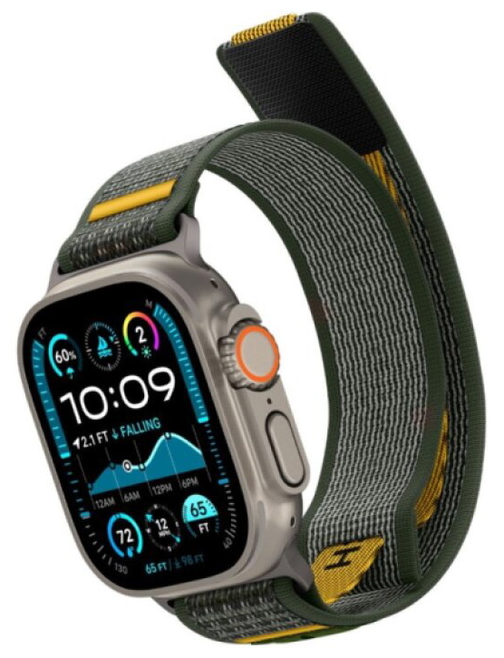 Řemínek na Apple Watch 44mm / 45mm / 46mm / 49mm - Spigen, Athlex Air Active Green