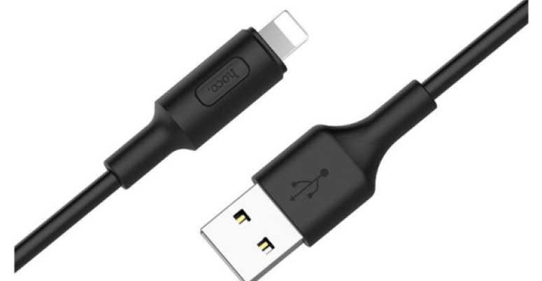 Kabel USB-A/Lightning pro iPhone a iPad - Hoco, X25 Soarer Black
