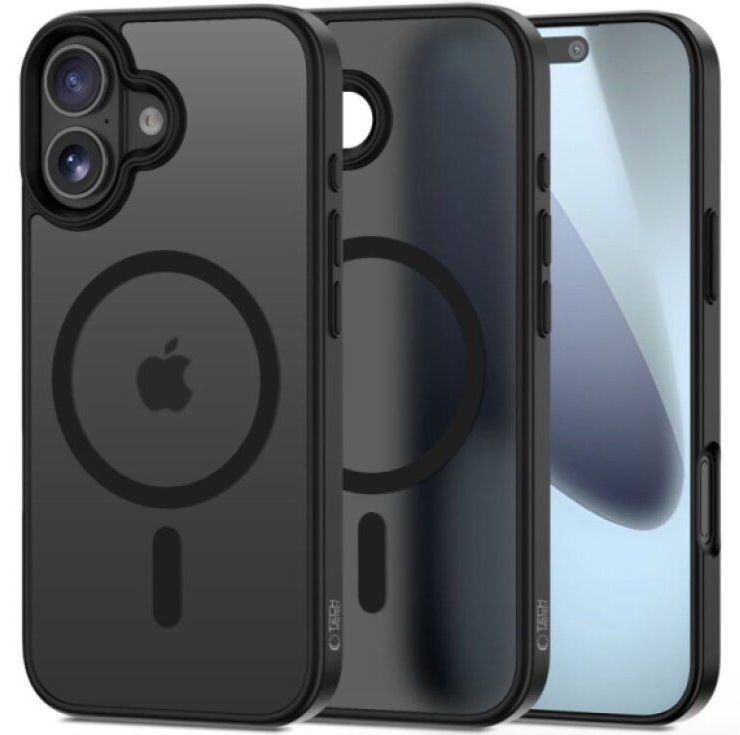Ochranný kryt na iPhone 17 - Tech-Protect, Magmat MagSafe Matte Black