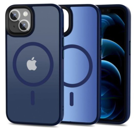 Ochranný kryt pro iPhone 13 - Tech-Protect, Magmat MagSafe Matte Navy