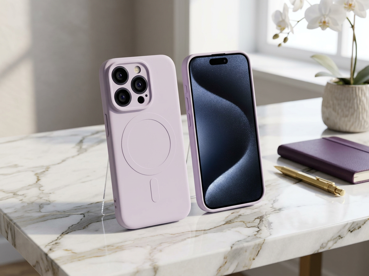 Ochranný kryt na iPhone 13 Pro - Mercury, SemiSilicon MagSafe Purple