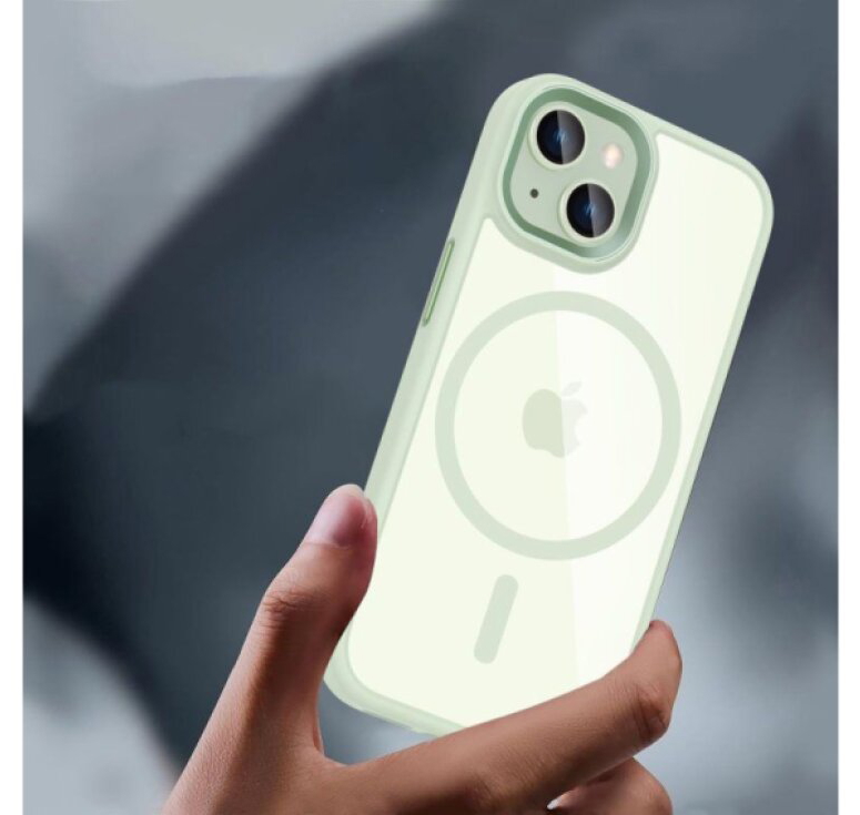 Ochranný kryt na iPhone 15 - Tech-Protect, Magmat MagSafe Green