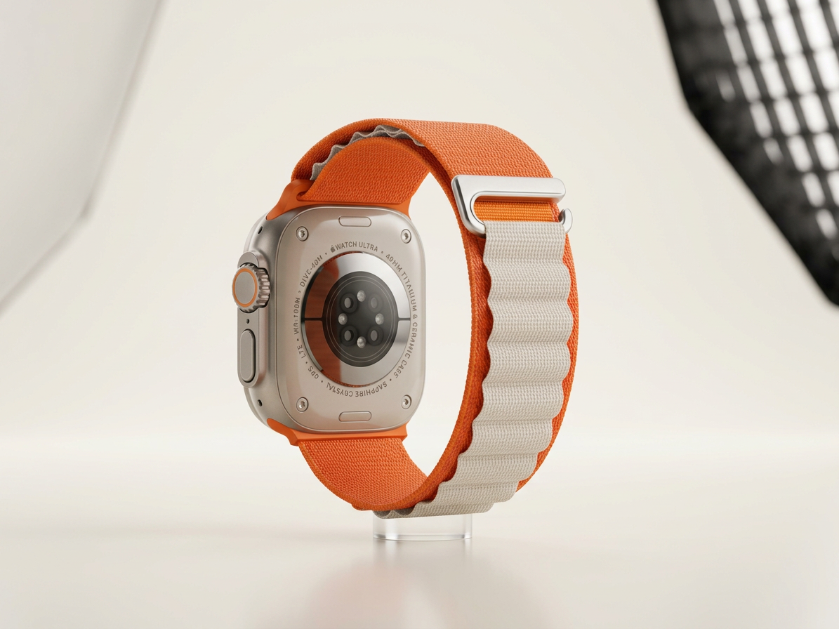 Řemínek pro Apple Watch 38mm / 40mm / 41mm / 42mm - Hoco, WA20 Climbing Orange Starlight