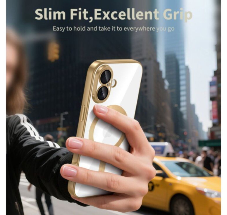 Ochranný kryt na iPhone 17 - Tech-Protect, Magflex MagSafe Shiny Gold