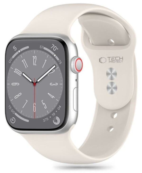 Řemínek pro Apple Watch 38mm / 40mm / 41mm / 42mm - Tech-Protect, Silicone Starlight