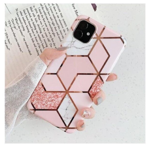 Ochranný kryt pro iPhone 11 - Geometric Pink