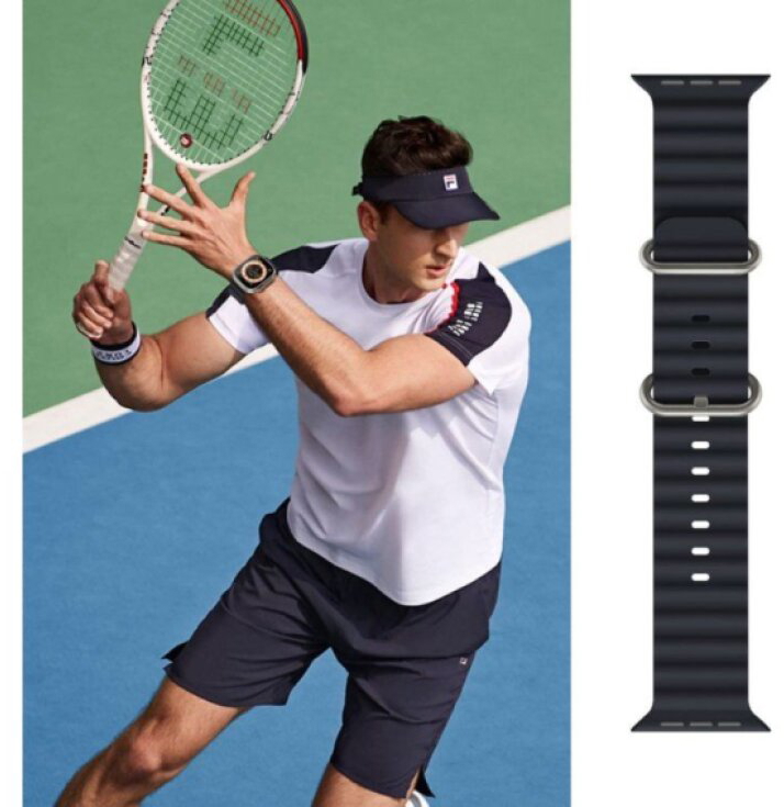 Řemínek pro Apple Watch 44mm / 45mm / 46mm / 49mm - Tech-Protect, Iconband Pro Black