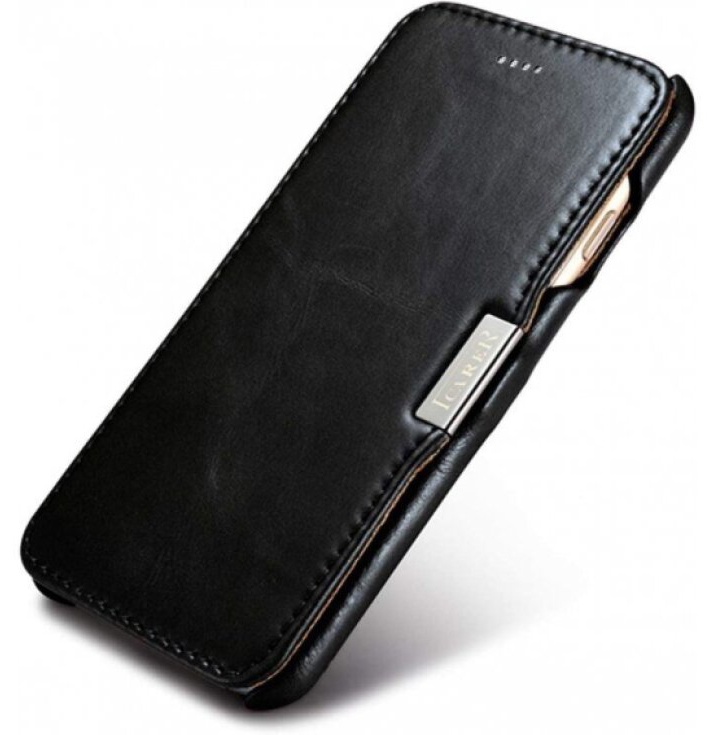 Knížkové pouzdro pro iPhone 7 / 8 / SE (2020/2022) - iCarer, Vintage Black