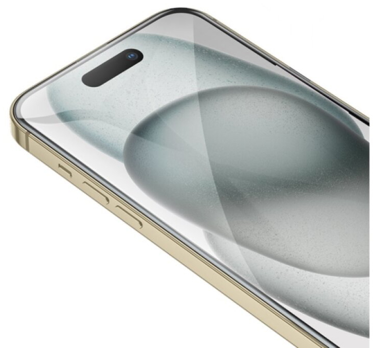Ochranné tvrzené sklo na iPhone 15 PLUS / 16 PLUS - Hoco, Bear Shield