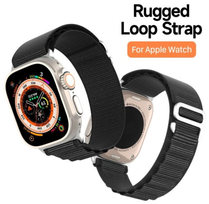 Řemínek pro Apple Watch 44mm / 45mm / 46mm / 49mm - DuxDucis, GS Black