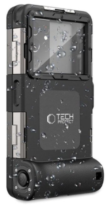Univerzální voděodolné pouzdro - Tech-Protect, IPX8 Diving Waterproof Case Black