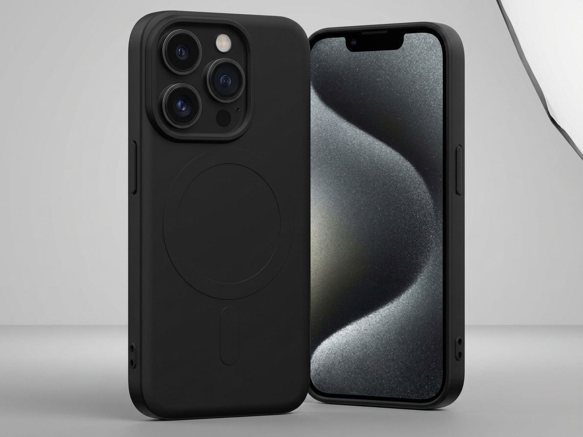 Ochranný kryt na iPhone 13 Pro - Mercury, SemiSilicon MagSafe Black