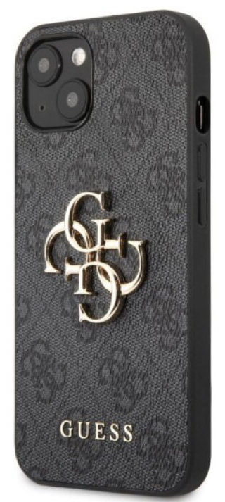 Ochranný kryt pro iPhone 13 - Guess, 4G Logo Back Gray