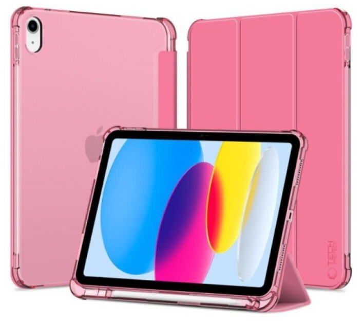 Pouzdro na iPad 11 (2025) / iPad 10.9 (2022) - Tech-Protect, SmartCase Hybrid Magenta