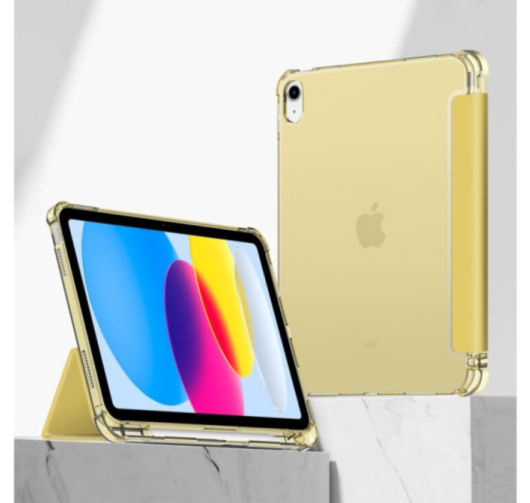 Pouzdro na iPad 11 (2025) / iPad 10.9 (2022) - Tech-Protect, SmartCase Hybrid Yellow