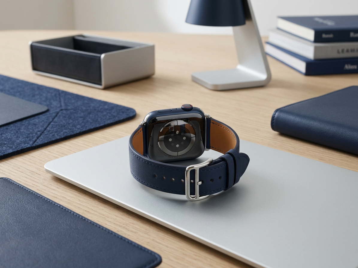 Řemínek pro Apple Watch 38mm / 40mm / 41mm / 42mm - Hoco, WA15 Flexible Navy Blue