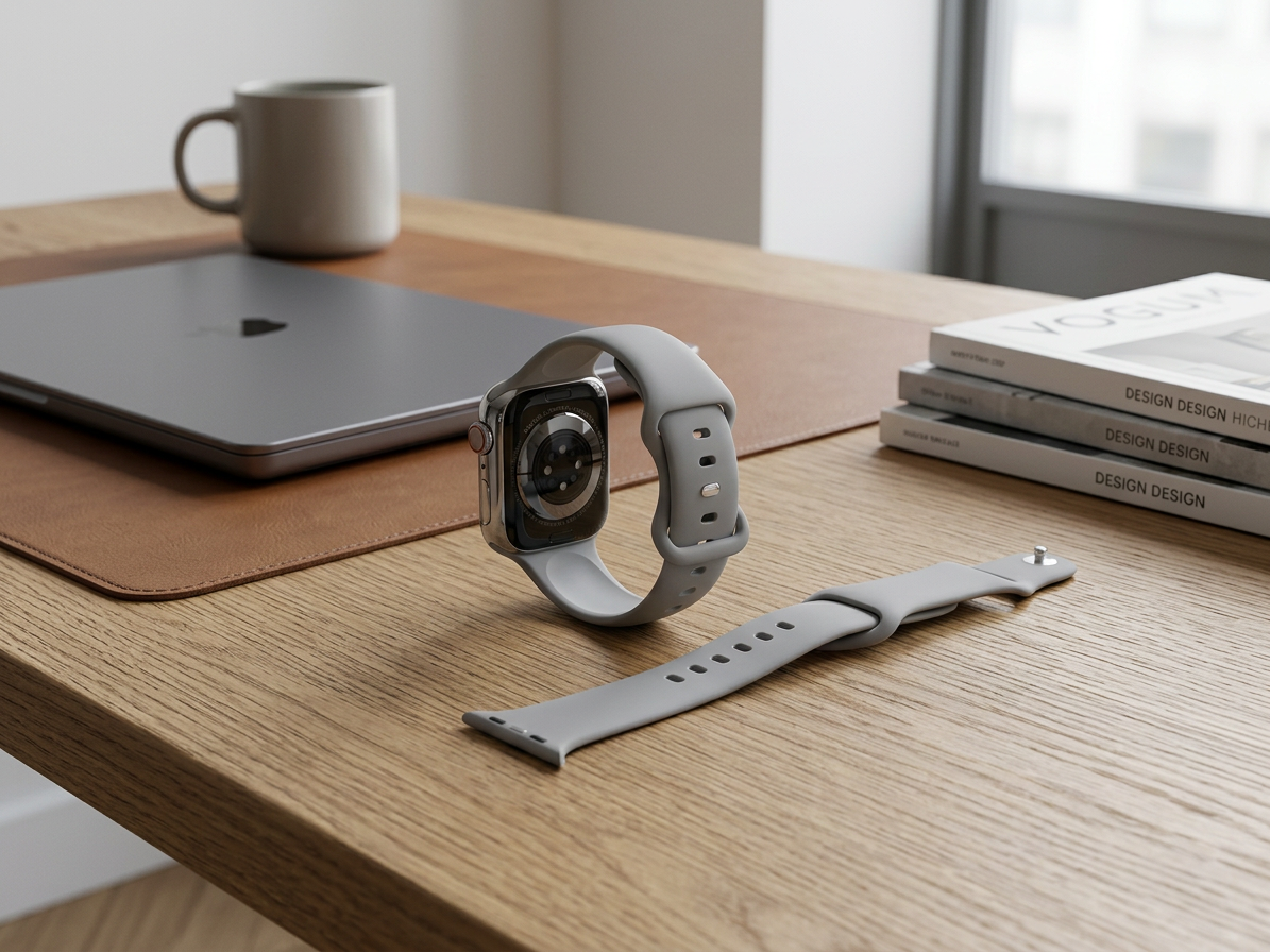 Řemínek pro Apple Watch 44mm / 45mm / 46mm / 49mm - Hoco, WA15 Flexible Gray