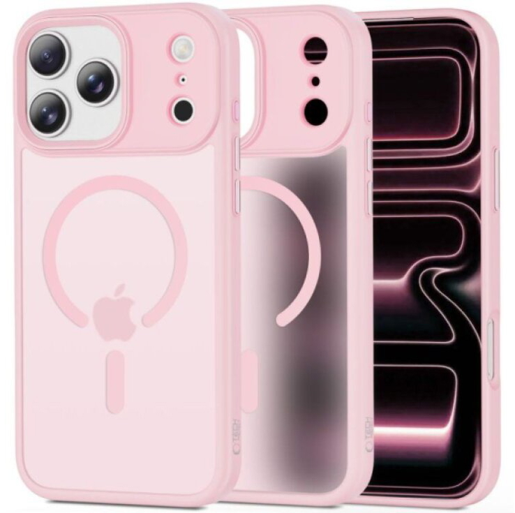 Ochranný kryt na iPhone 17 Pro - Tech-Protect, Magmat MagSafe Matte Pink